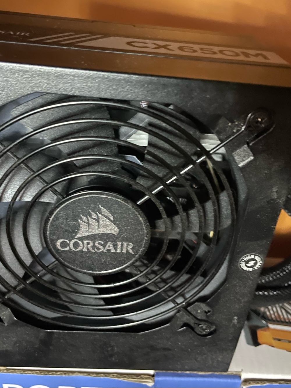 Corsair CX650M Power Supply Unit - Black Untestested